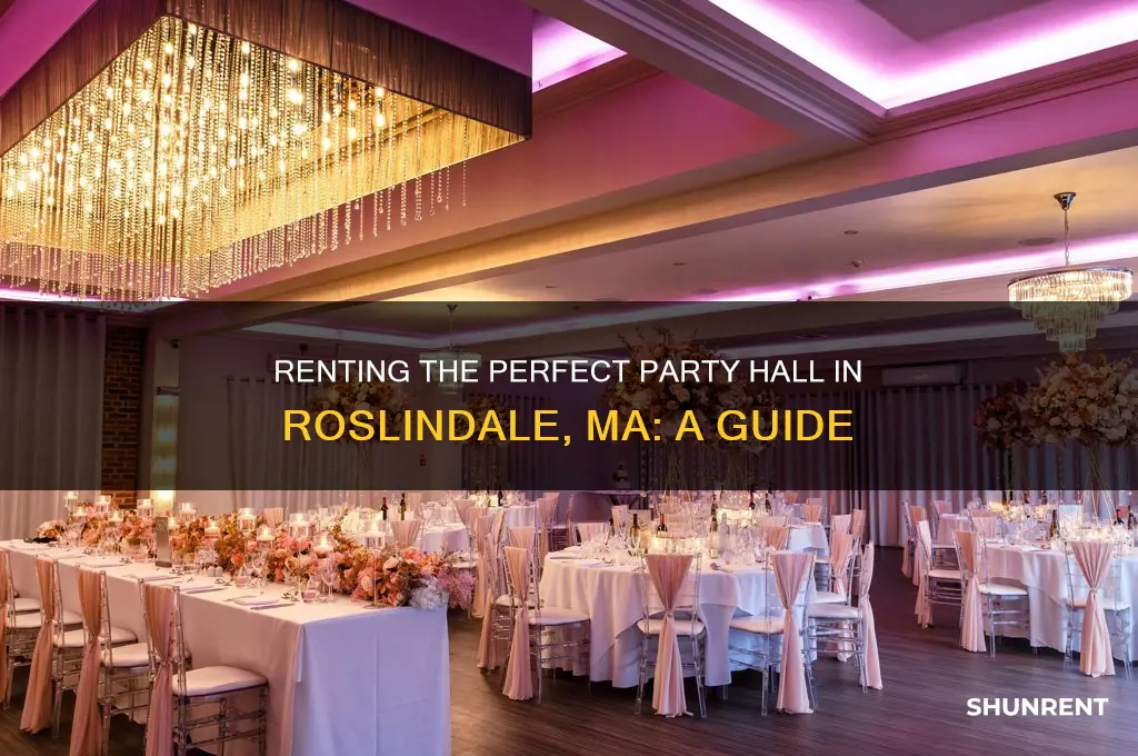 how to rent a hall for a party roslindale ma