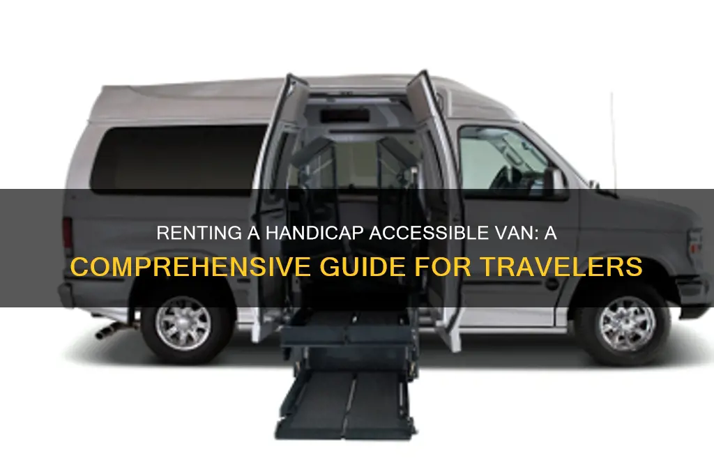 how to rent a handicap accessible van
