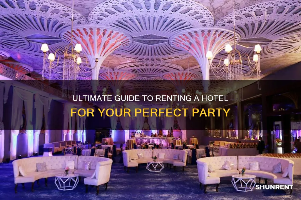 how to rent a hotel for party