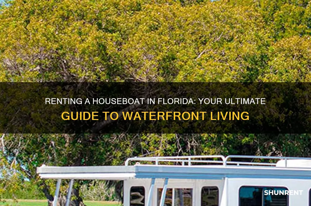 how to rent a houseboat in florida