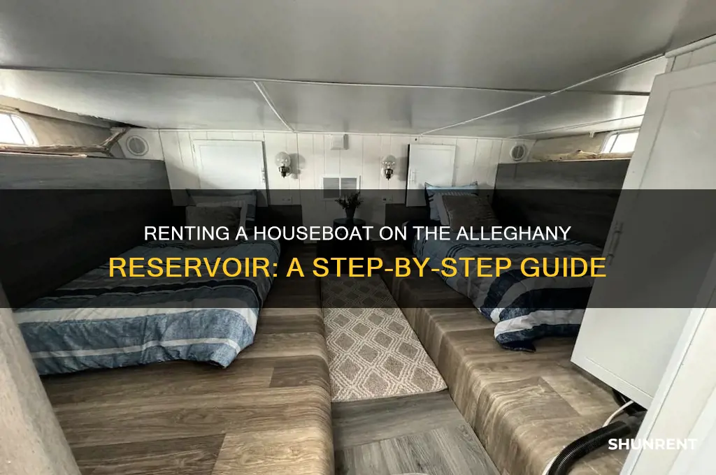 how to rent a houseboat on the alleghany resevoir