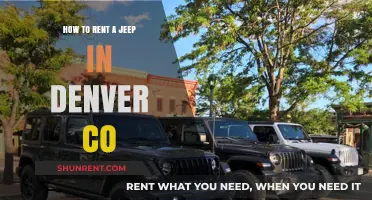 Renting a Jeep in Denver, CO: Your Ultimate Adventure Guide