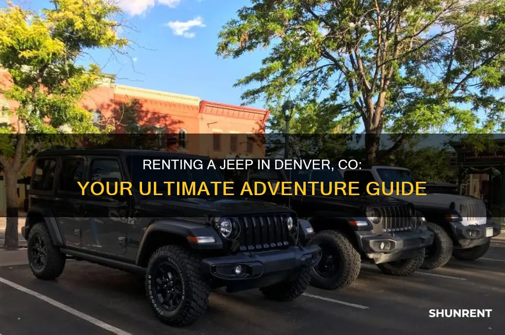 how to rent a jeep in denver co