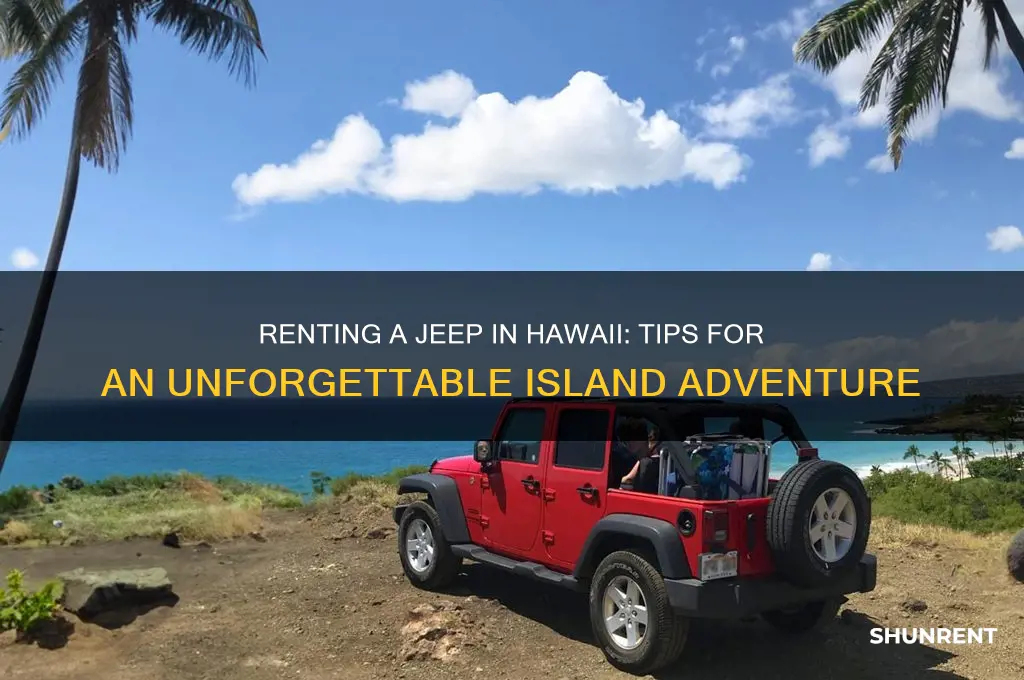 how to rent a jeep in hawaii