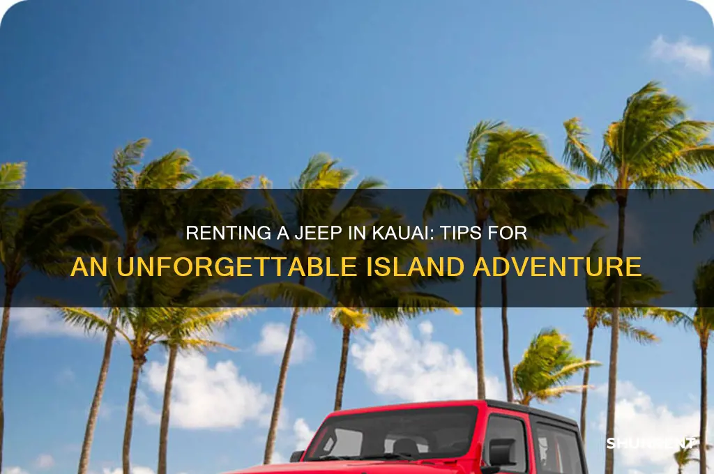 how to rent a jeep in kauai