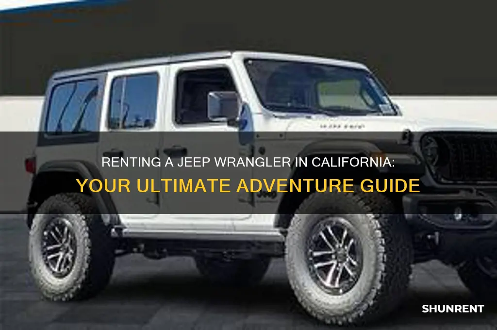 how to rent a jeep wrangler in california