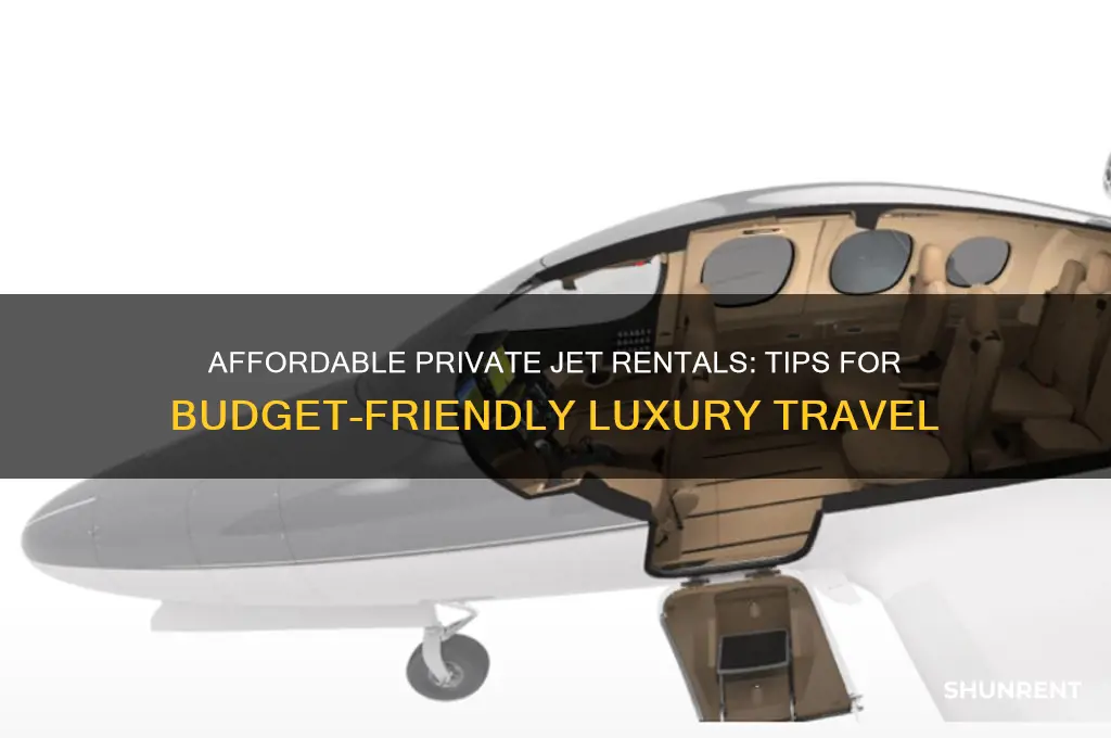how to rent a jet for cheap