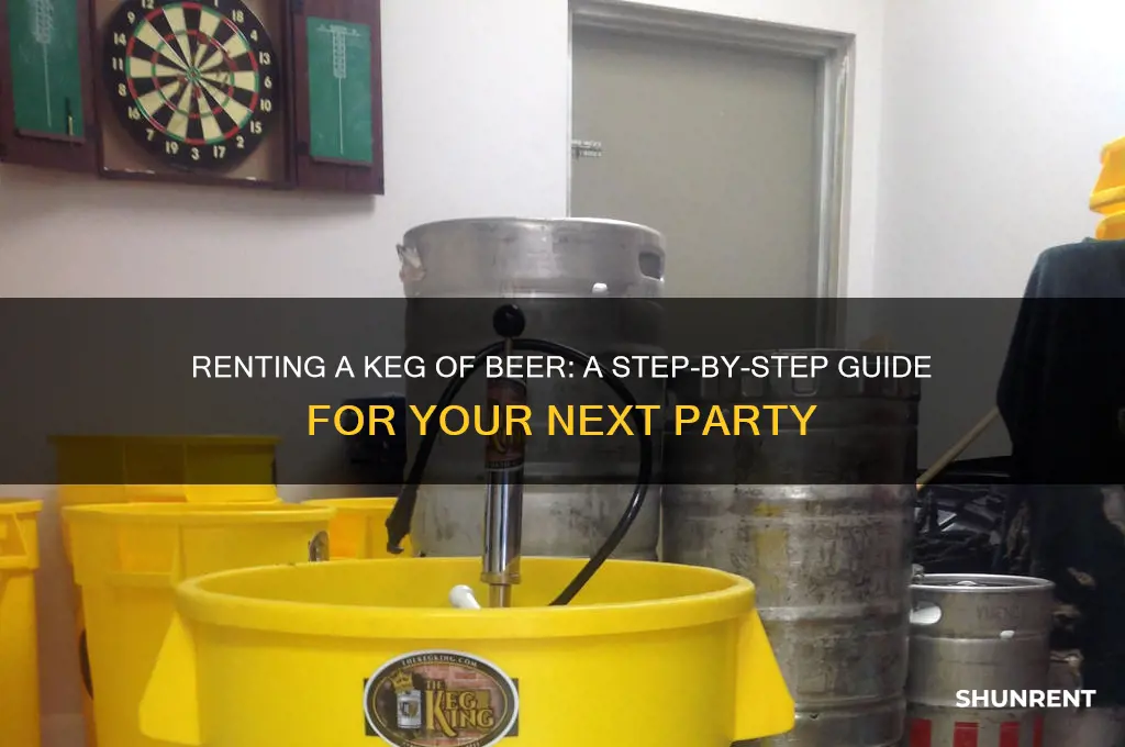 how to rent a keg of beer