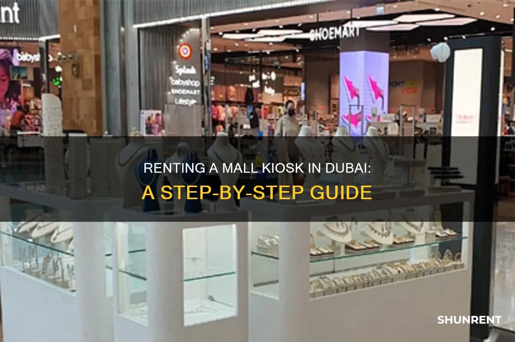 how to rent a kiosk in a mall in dubai