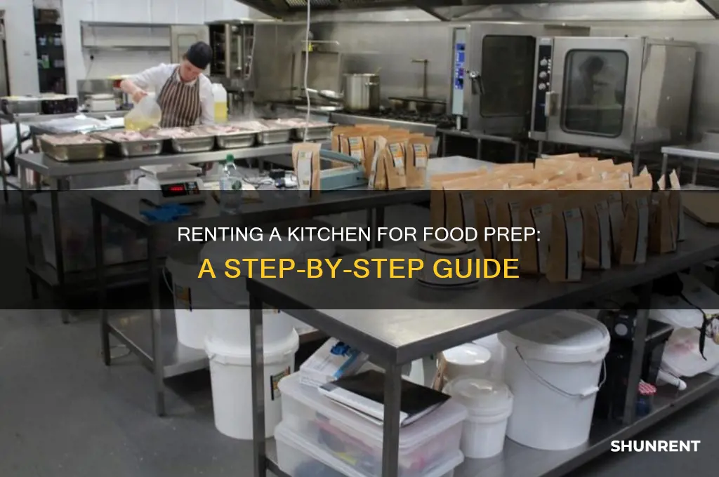 how to rent a kitchen for food preparation