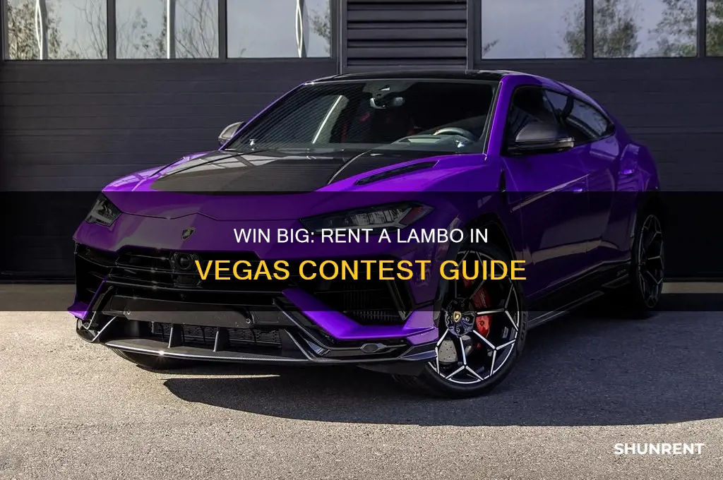 how to rent a lambo in vegas as a comtest