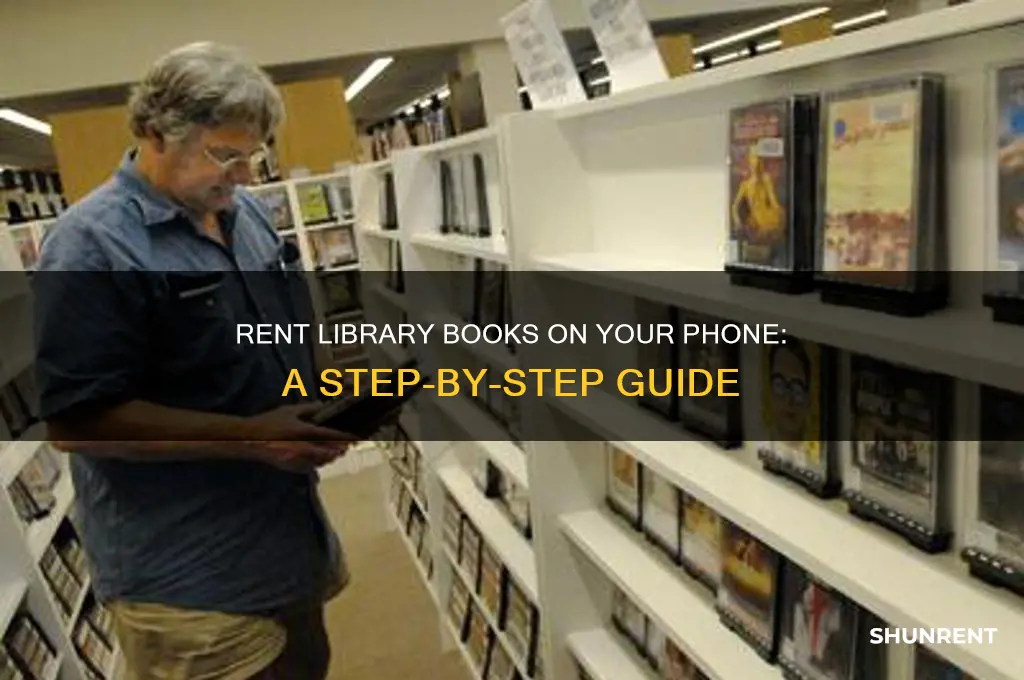 how to rent a library book on your phone