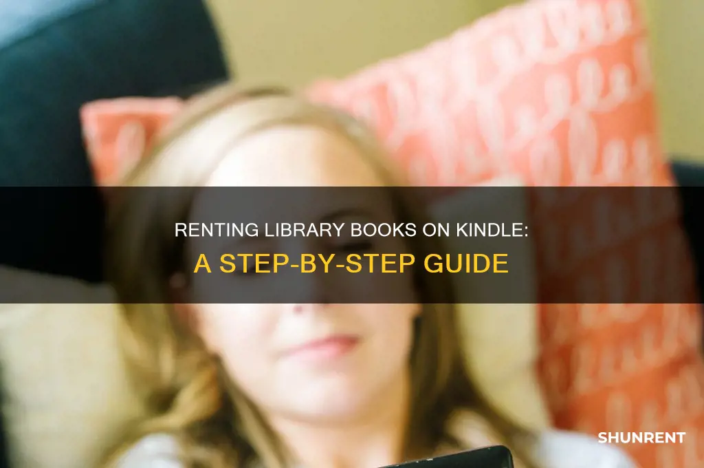 how to rent a librbay book on kindle