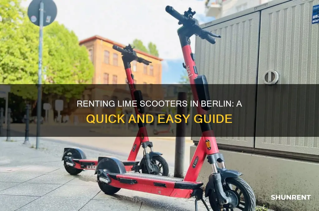 how to rent a lime scooter in berlin