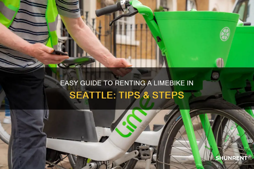 how to rent a limebike in seattle