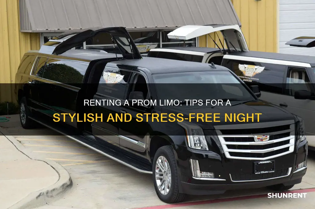 how to rent a limo for prom