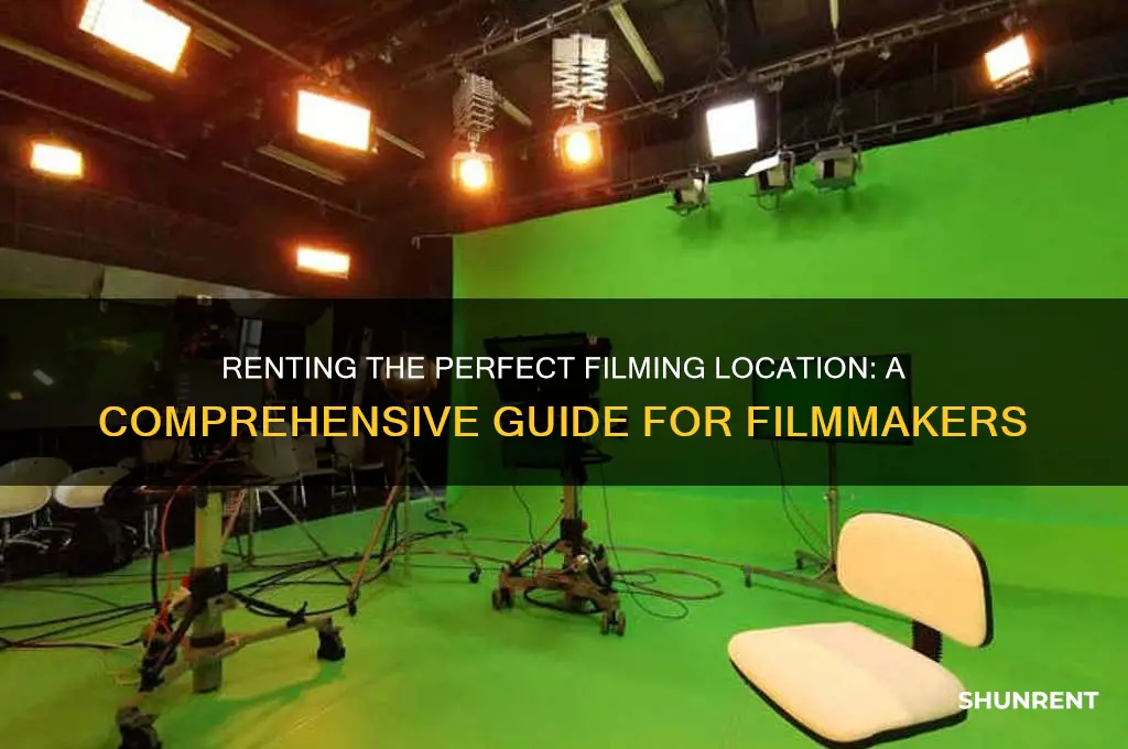how to rent a location for filming