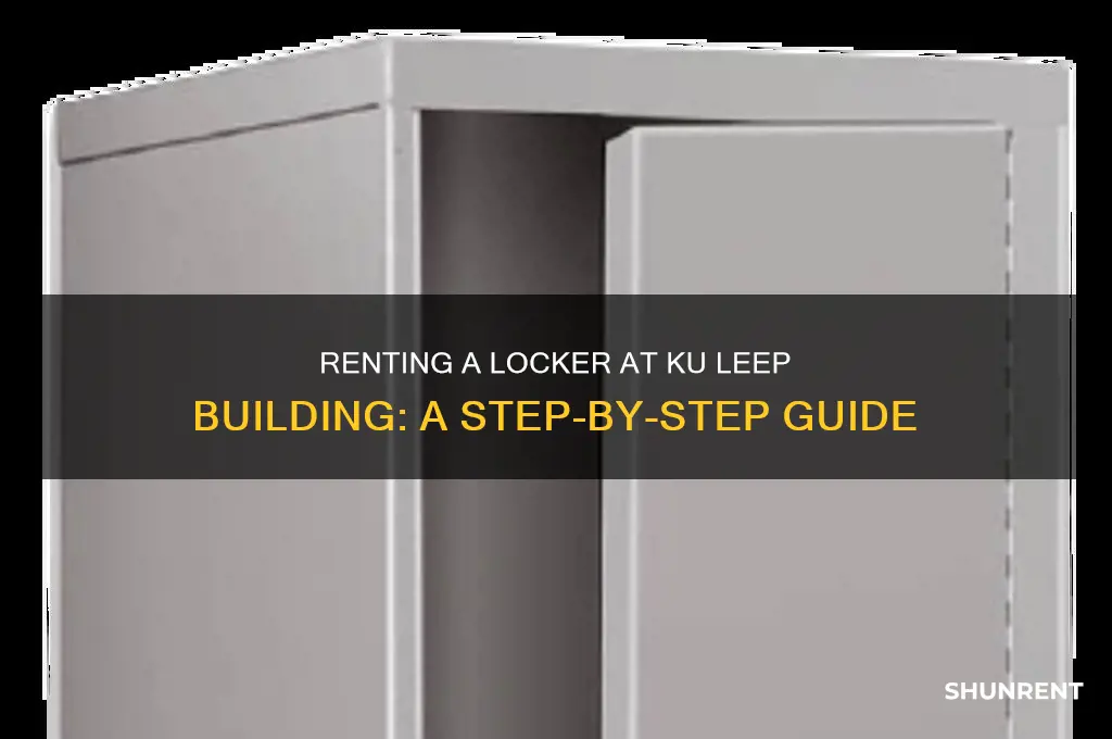 how to rent a locker at ku leep building