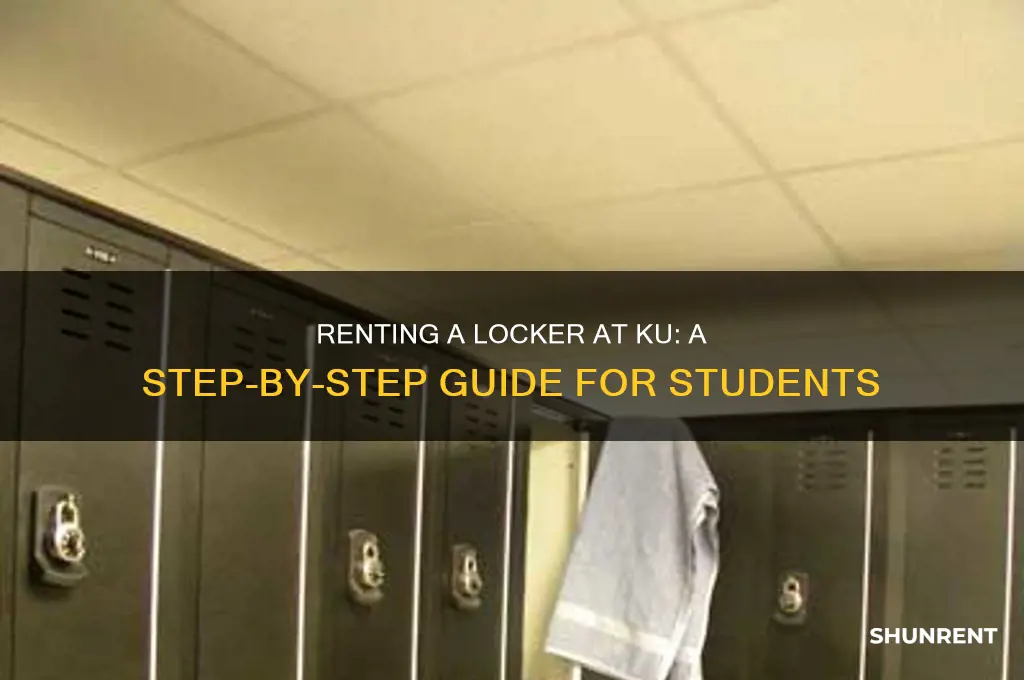 how to rent a locker at ku