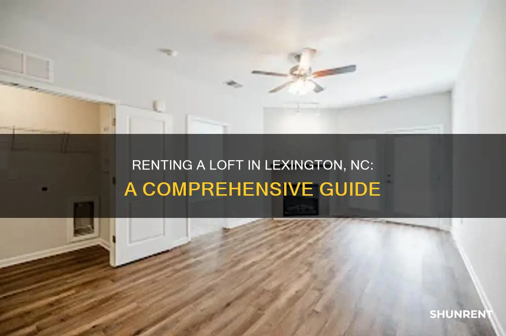 how to rent a loft in lexington nc