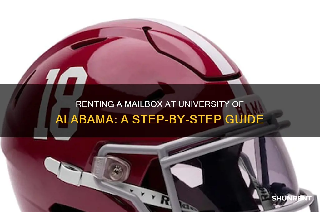 how to rent a mailbox at university of alabama