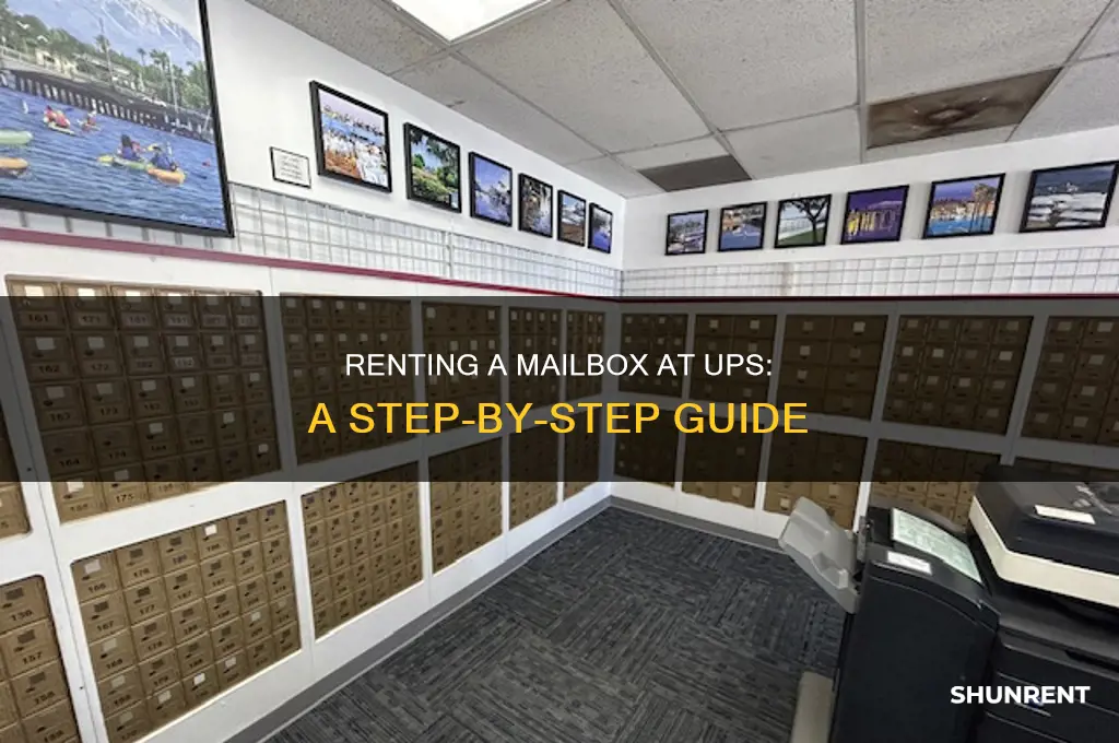 how to rent a mailbox at ups