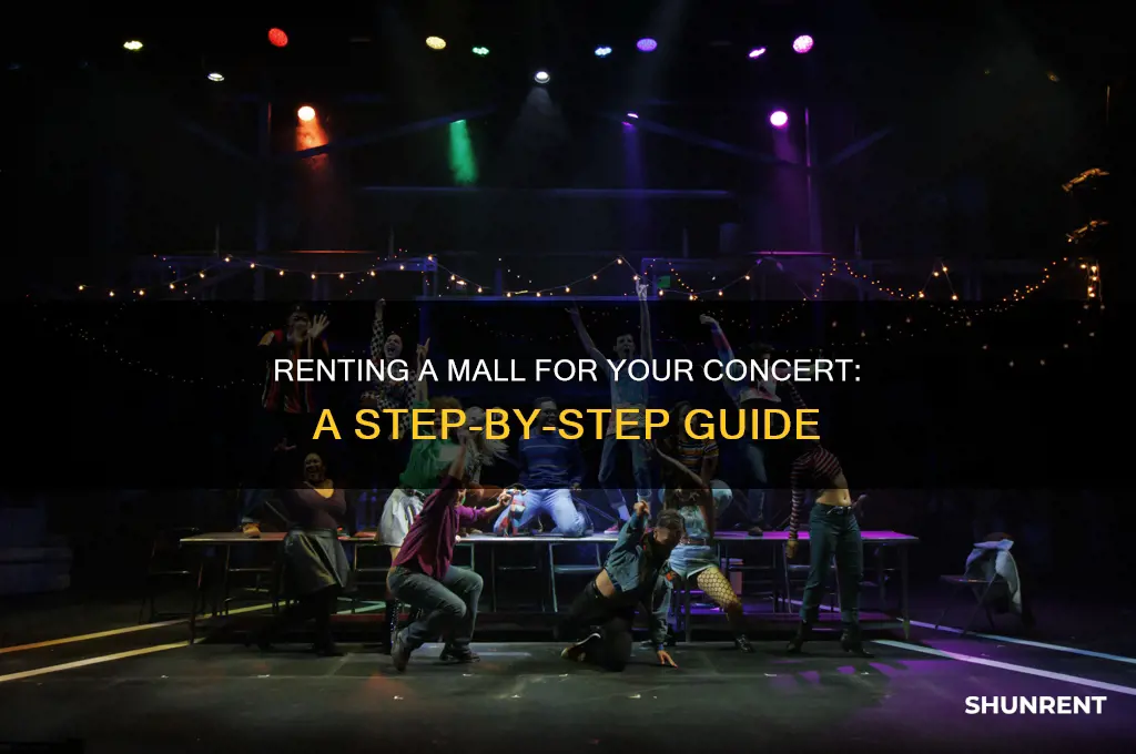 how to rent a mall for concert