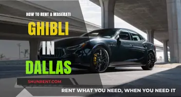 Rent a Maserati Ghibli in Dallas: Ultimate Luxury Car Guide