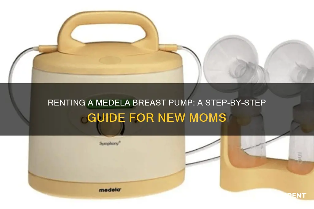 how to rent a medela breast pump