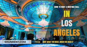 Renting the Perfect Meeting Hall in Los Angeles: A Step-by-Step Guide