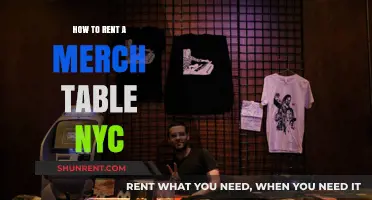 Renting a Merch Table in NYC: A Step-by-Step Guide