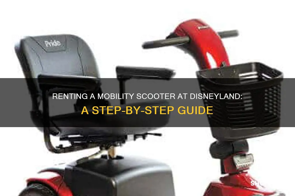 how to rent a mobility scooter at disneyland