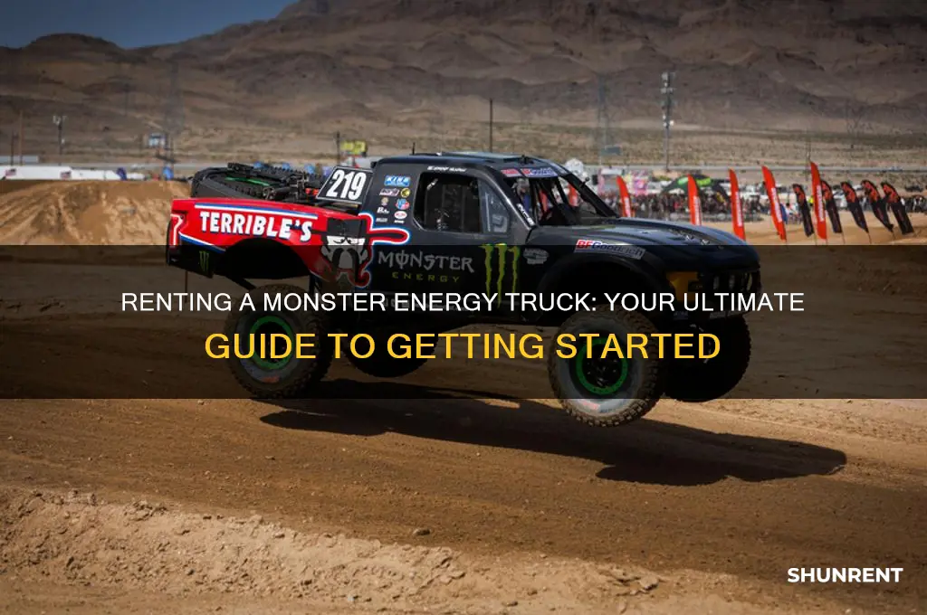 how to rent a monster energy truck
