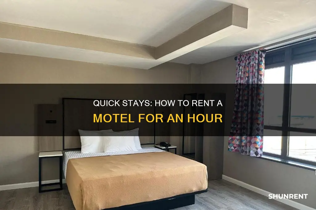 how to rent a motel for an hour