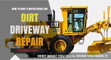 Renting a Motor Blade for DIY Dirt Driveway Repair: A Guide