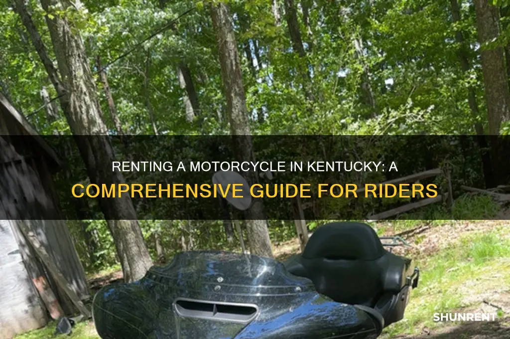 how to rent a motocycle in kentucky
