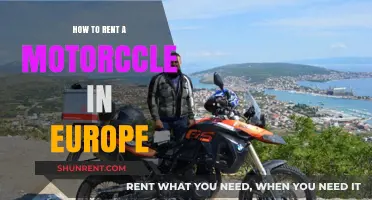 Renting a Motorcycle in Europe: Essential Tips and Tricks