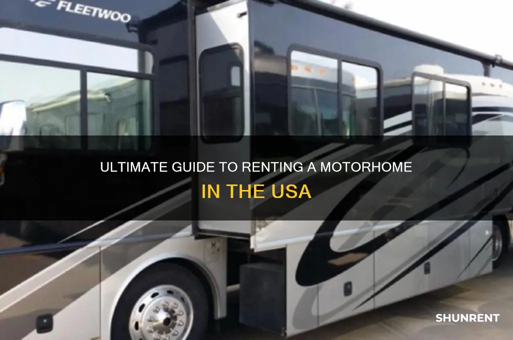 how to rent a motorhome in usa