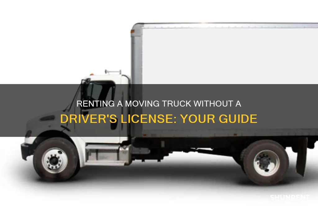 how to rent a moving truck without driver