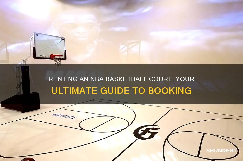 how to rent a nba basketball court