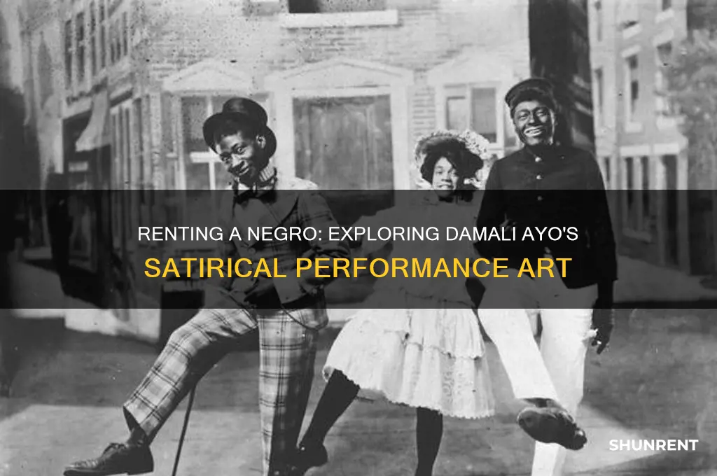 how to rent a negro damali ayo