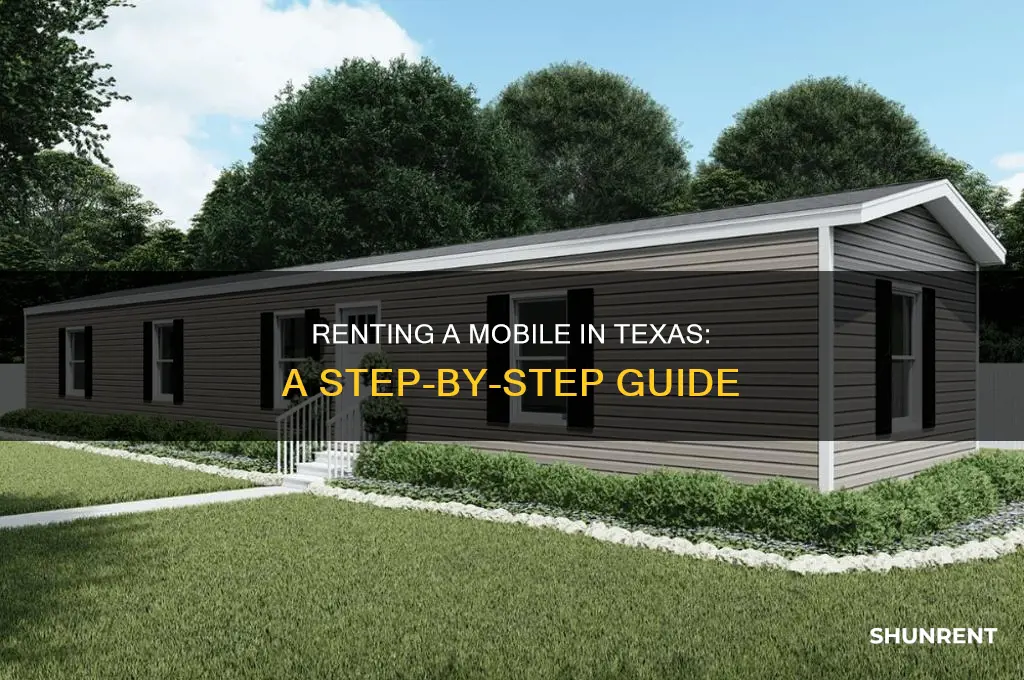 how to rent a new mobile in texas