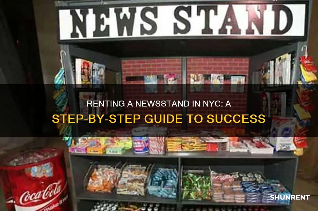 how to rent a newsstand in nyc