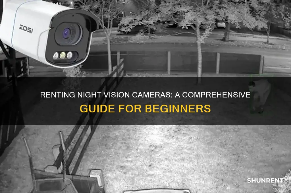 how to rent a night vision camera