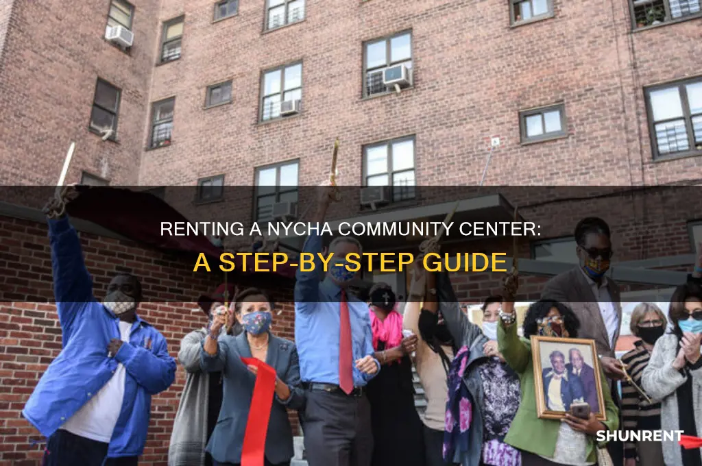 how to rent a nycha community center