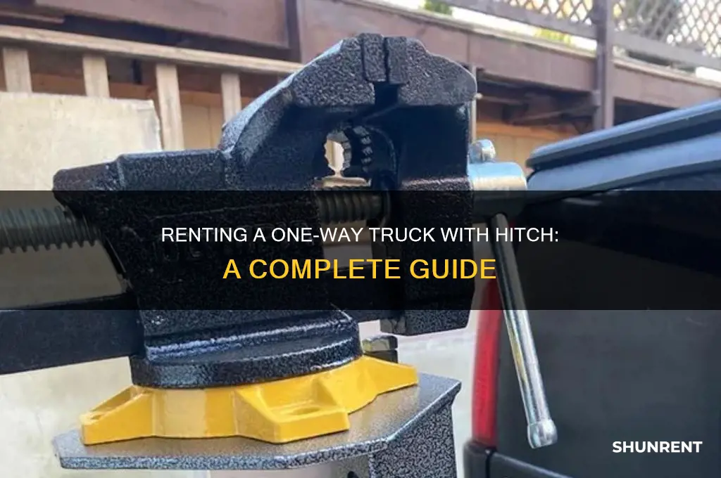 how to rent a one way truck with a hitch