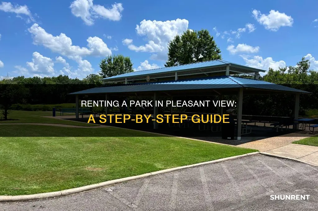 how to rent a park in pleasant view