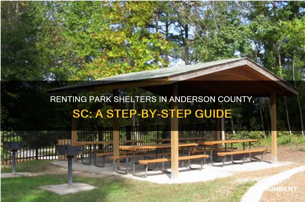 how to rent a park shelter in anderson county sc