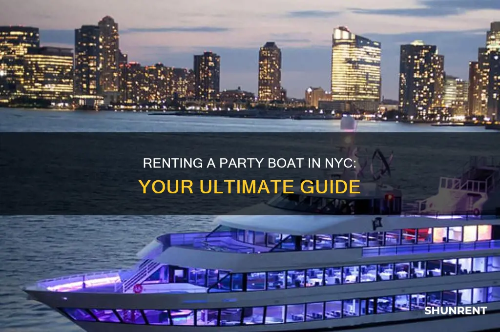 how to rent a party boat in nyc