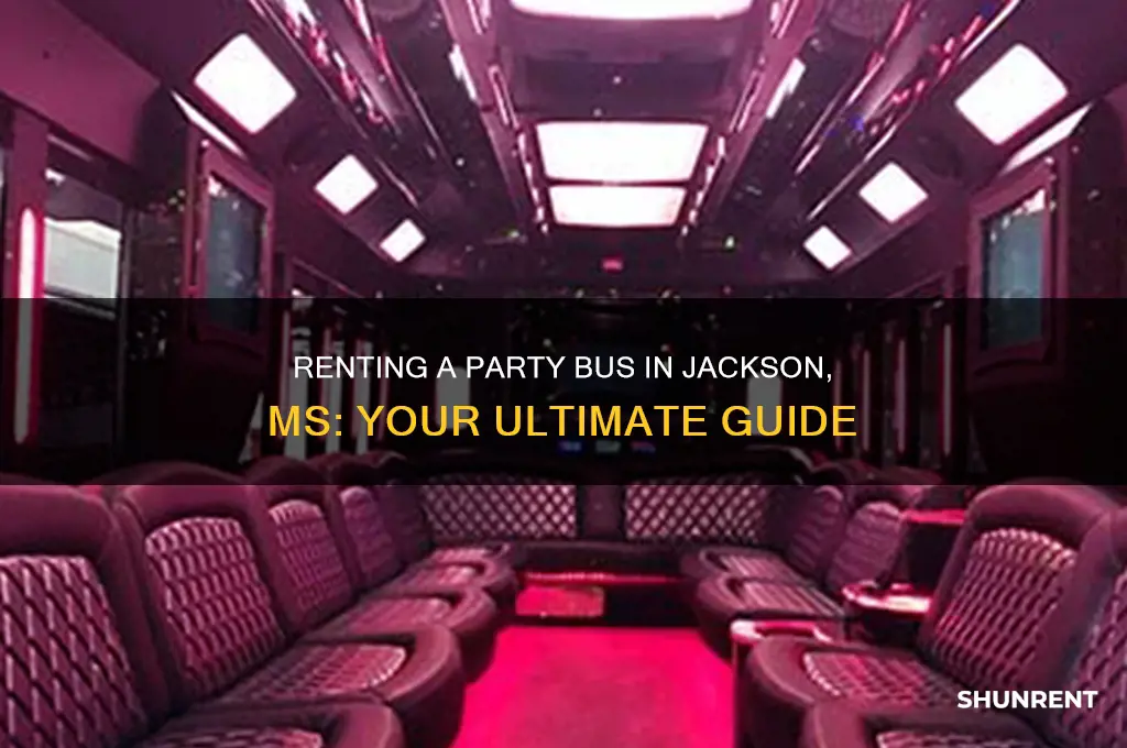 how to rent a party bus in jackson ms